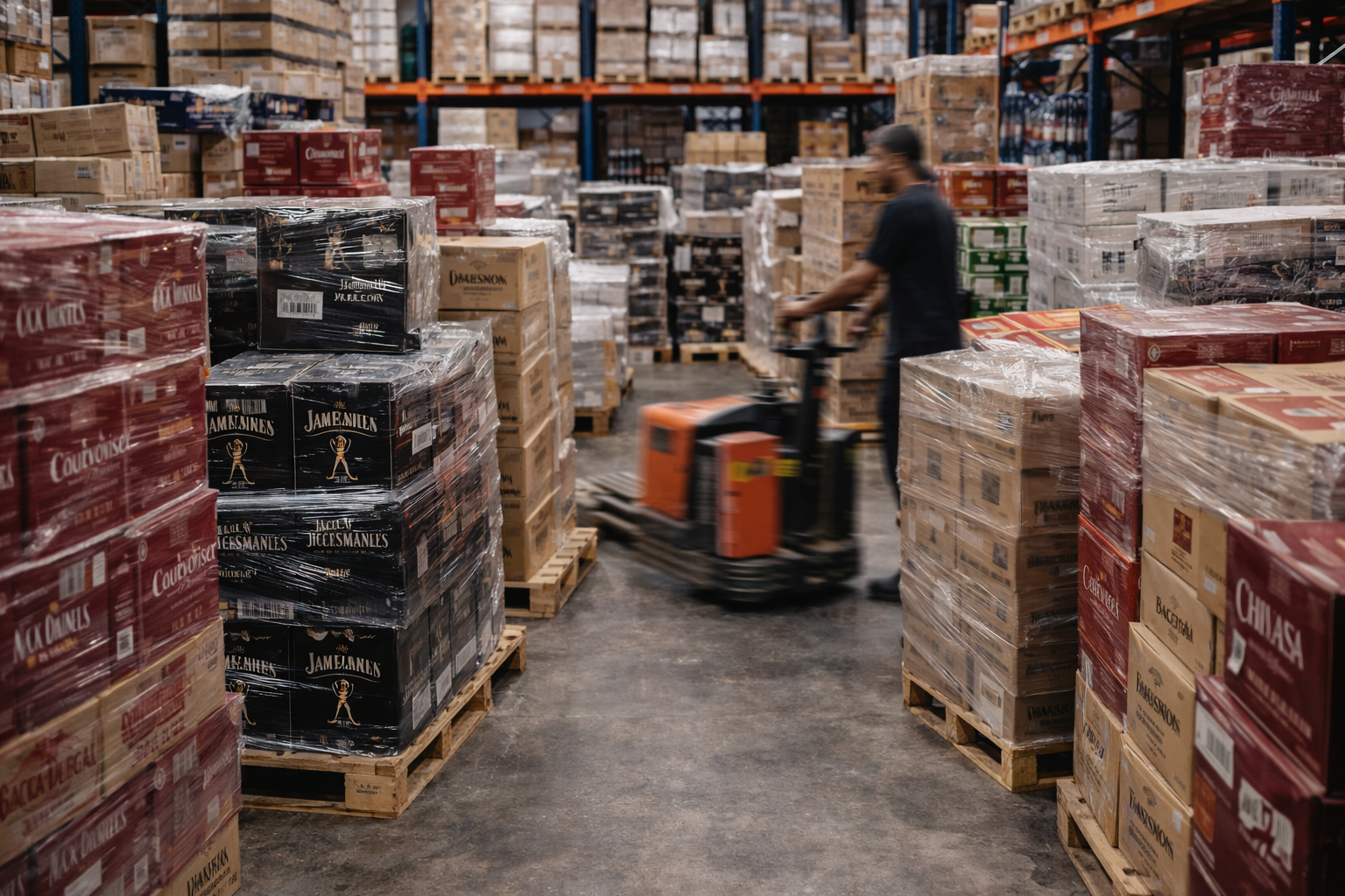 Professional B2B spirits trading warehouse release