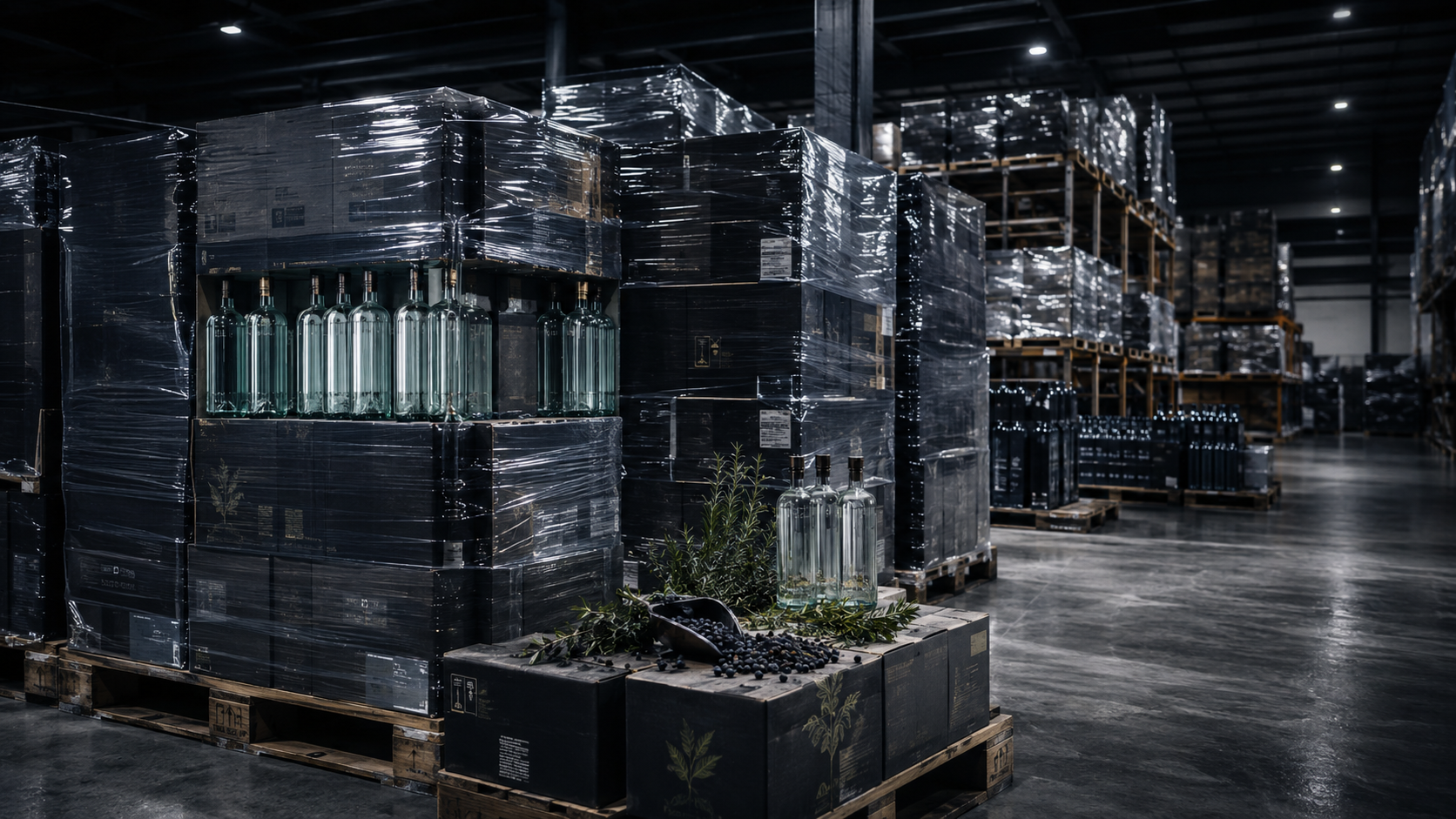 Professional warehouse coordination for cross-border spirits distribution